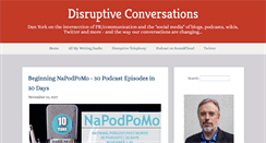Desktop Screenshot of disruptiveconversations.com