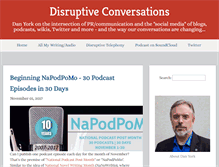 Tablet Screenshot of disruptiveconversations.com
